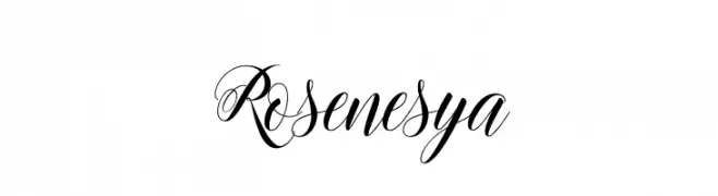 Rosenesya  font caratteri gratis