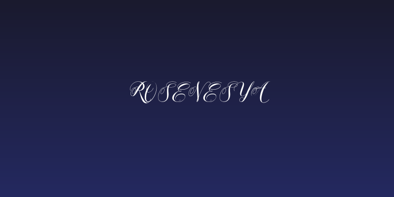 Rosenesya Social Header