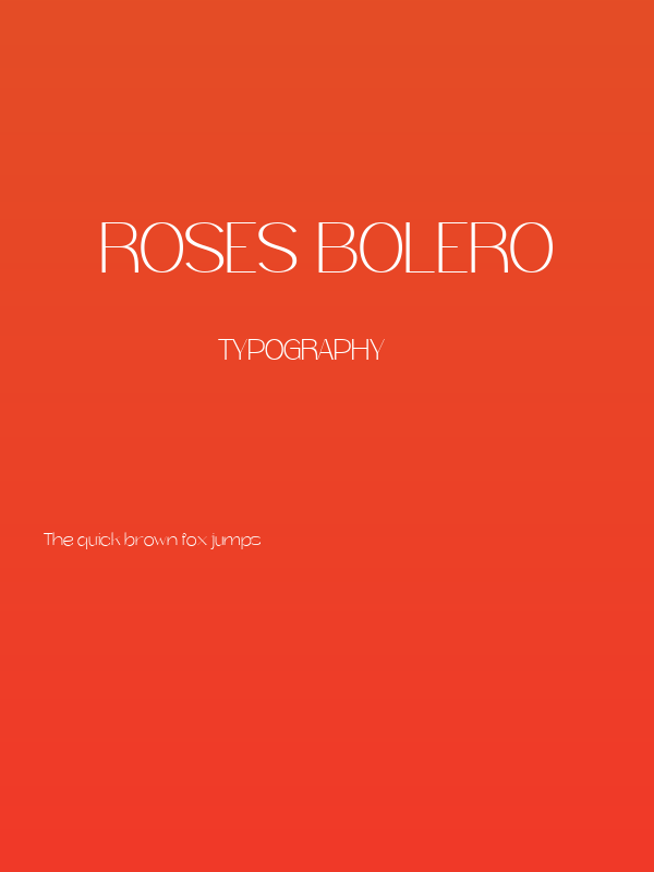 Roses Bolero Poster