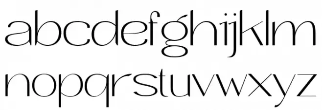 Roses Bolero फ़ॉन्ट लोअरकेस