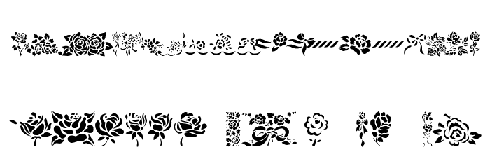 Roses! Roses! Font OTHER CHARS