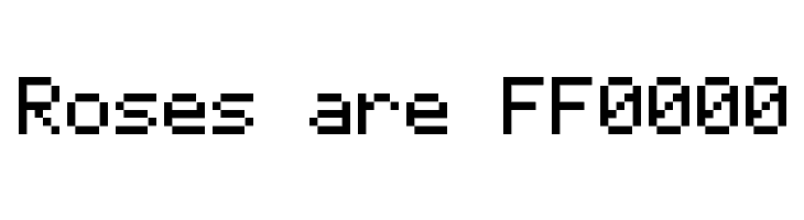 Roses are FF0000 Font