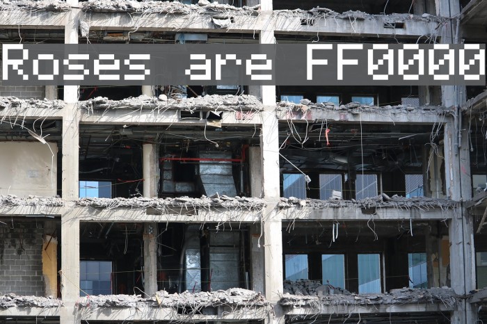 Roses are FF0000 Font examples
