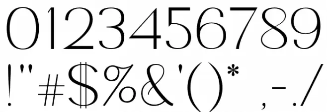 RosesBolero Font OTHER CHARS