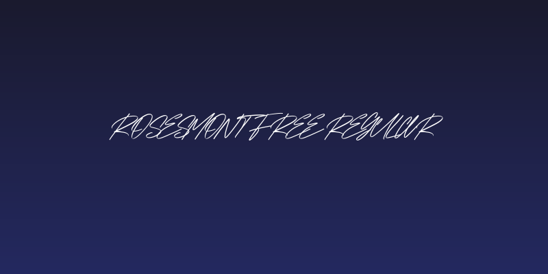 Rosesmont Free Regular Social Header