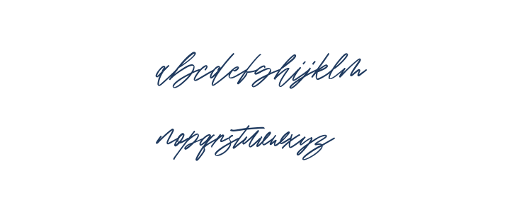 Rosesmont Free Regular Lowercase