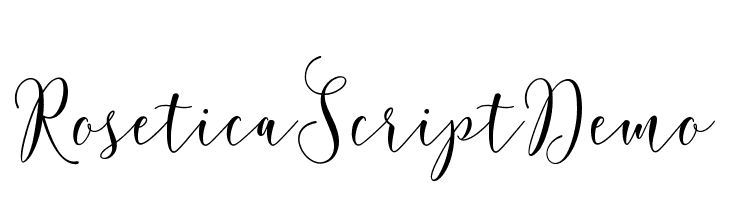 RoseticaScriptDemo  font caratteri gratis