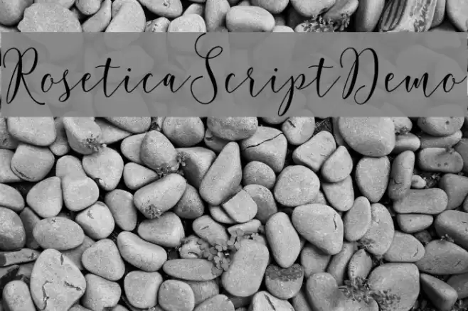 RoseticaScriptDemo Font examples