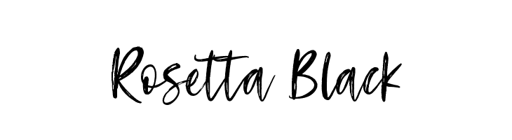 Rosetta Black  Fuentes Gratis Descargar