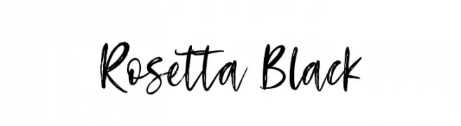 Rosetta Black  フリーフォントのダウンロード