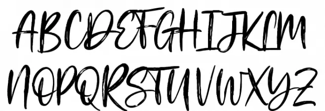 Rosetta Black Font Litere mari