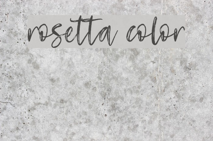 Rosetta Color Font examples
