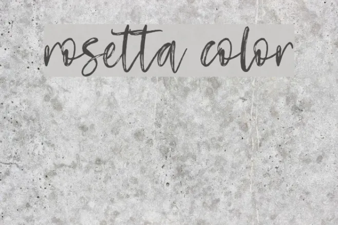Rosetta Color Example 3