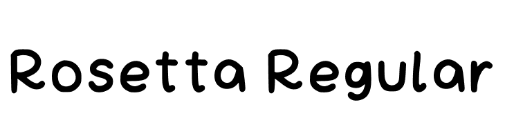 Rosetta Regular  لخطوط تنزيل