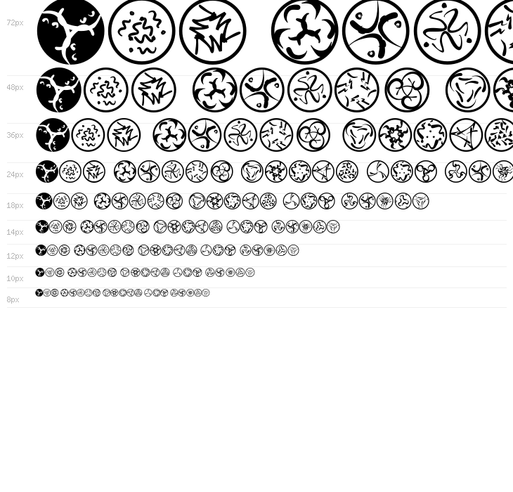 RosettaCalligraphiaOne Waterfall