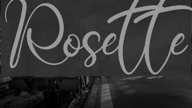 Rosette Font examples