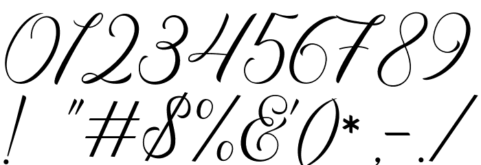 RosevilleDemo Font OTHER CHARS