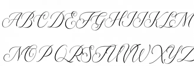 RosevilleDemo Schriftart Groß