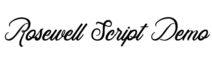 Rosewell Script Demo Fonte