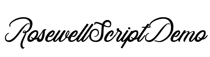 Rosewell Script Demo  Descarca Fonturi Gratis
