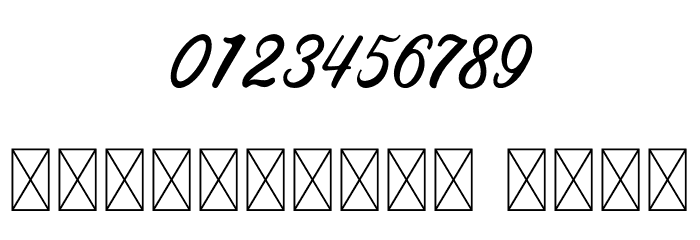 Rosewell Script Demo Font OTHER CHARS