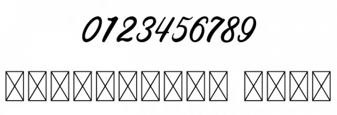 Rosewell Script Demo Font OTHER CHARS