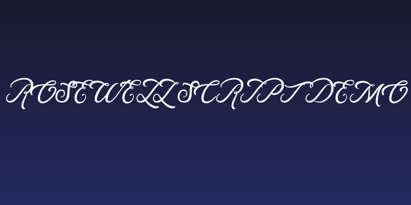 Rosewell Script Demo Social Header