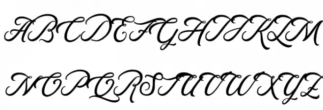 Rosewell Script Demo Fonte MAIÚSCULAS