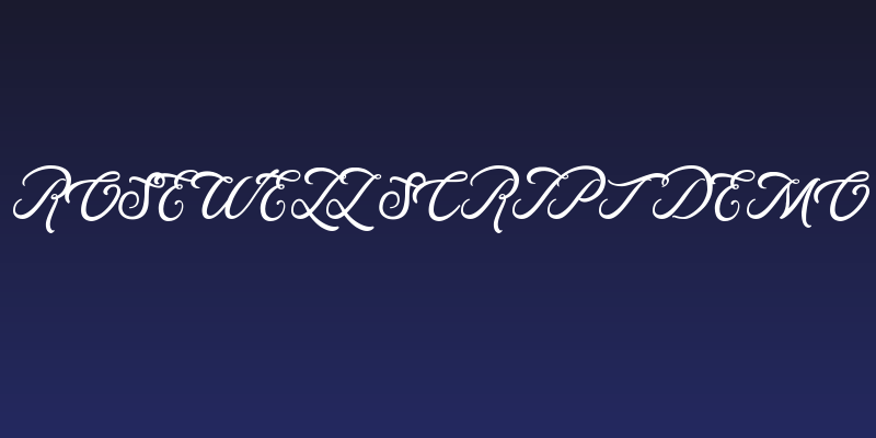 Rosewell Script Demo Social Header
