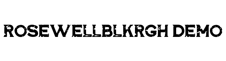 RosewellBLKRGH Demo Fonte