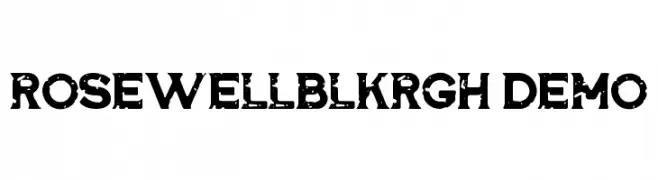 RosewellBLKRGH Demo  Free Fonts Download