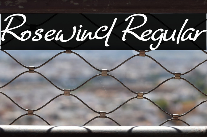 Rosewind Regular Example 1