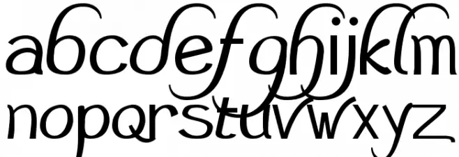 Rosewood फ़ॉन्ट लोअरकेस