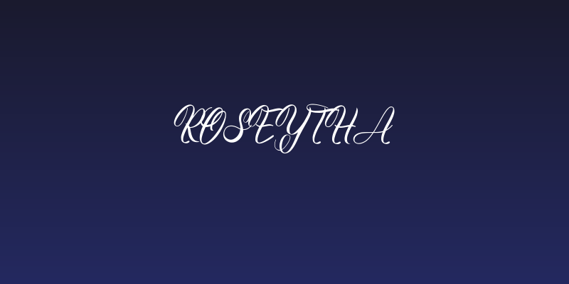 Roseytha Social Header
