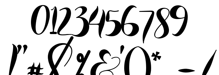 Roshalia Font OTHER CHARS