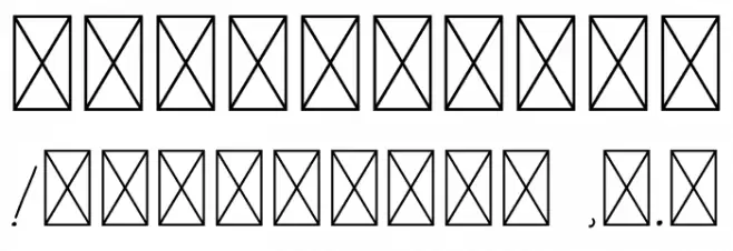 Roshayati Font OTHER CHARS