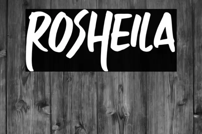 Rosheila Font examples