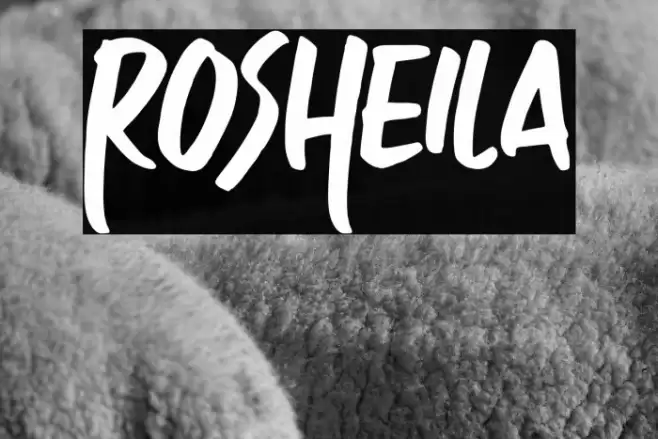 Rosheila Font examples