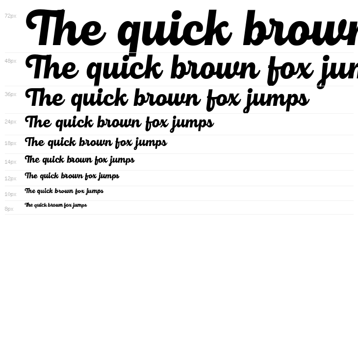 Roshelyn Typeface Regular Waterfall