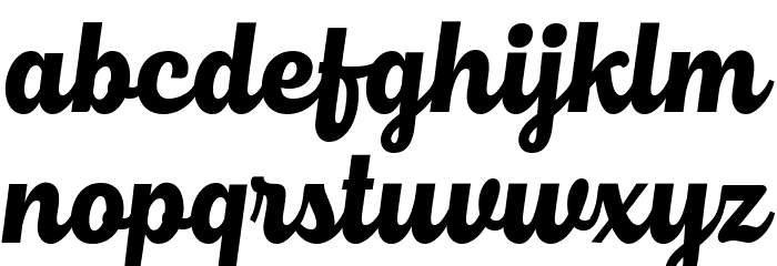 Roshelyn Typeface Regular フォント 小文字