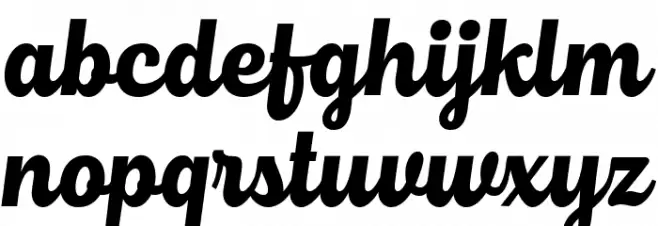 Roshelyn Typeface Regular Шрифта строчной