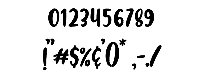 Roshfox Regular Font OTHER CHARS