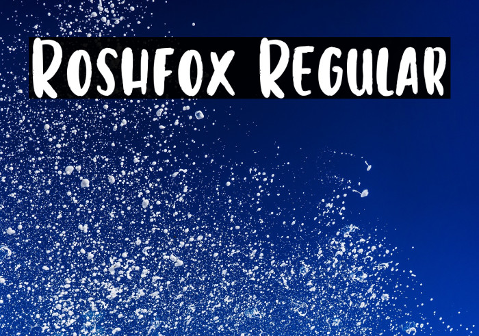 Roshfox Regular Example 1