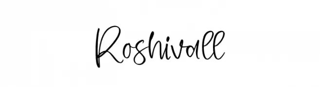 Roshivall  Fuentes Gratis Descargar