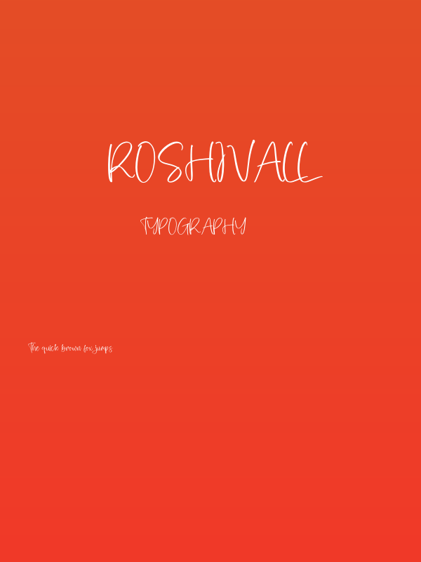 Roshivall Poster