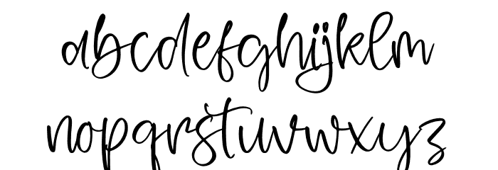 Roshivall Font LOWERCASE