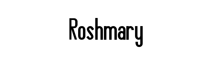 Roshmary  免费字体下载