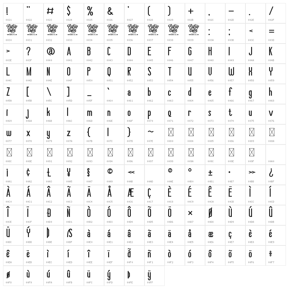 Roshmary Character Map
