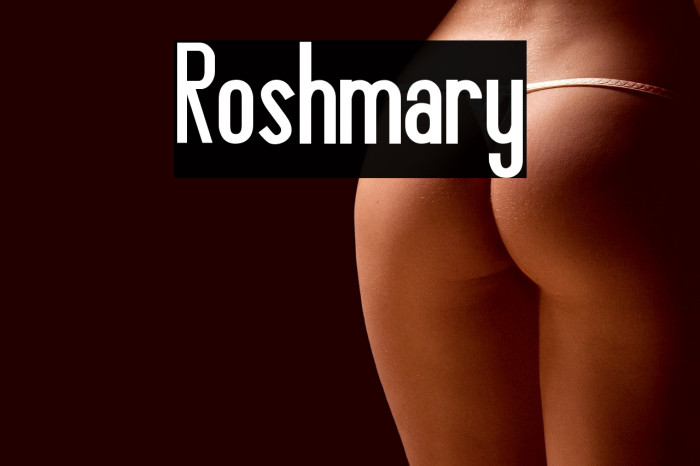 Roshmary Example 1