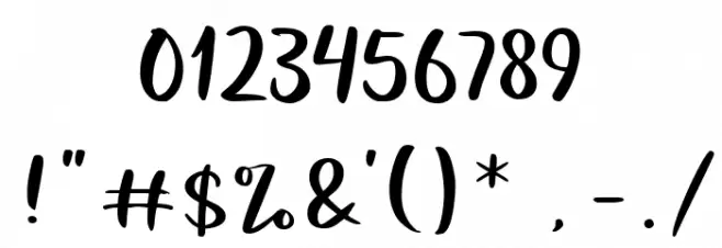 Roshtida Regular Font OTHER CHARS